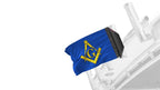 Freemasons 12"x18" Forever Wave Flag for Boats