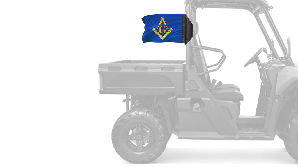 Freemasons 12"x18" Forever Wave Flag