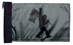 Bigfoot USA 12"x18" Forever Wave Flag for Jeep Wrangler YJ 1986-1995