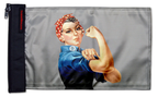 Rosie The Riveter 12"x18" Forever Wave Flag for Golf Carts
