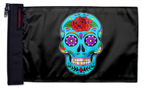 Sugar Skull 12"x18" Forever Wave Flag