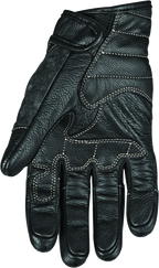 Speed and Strength Rust and Redemption Leather Gloves Black - Small