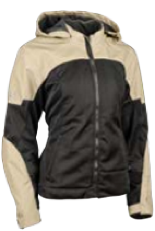 Speed and Strength Starstruck Mesh Jacket Trench Tan/Black Womens - Large