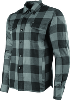 Speed and Strength True Grit Armored Moto Shirt Grey - Small
