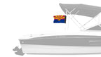 State Flag Arizona 12"x18" Forever Wave Flag for Boats
