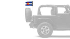 State Flag Colorado 12"x18" Forever Wave Flag for Jeep Wrangler YJ 1986-1995