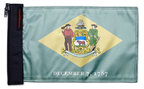 State Flag Delaware 12"x18" Forever Wave Flag for Jeep Wrangler JLU 4-Door 2018-Present