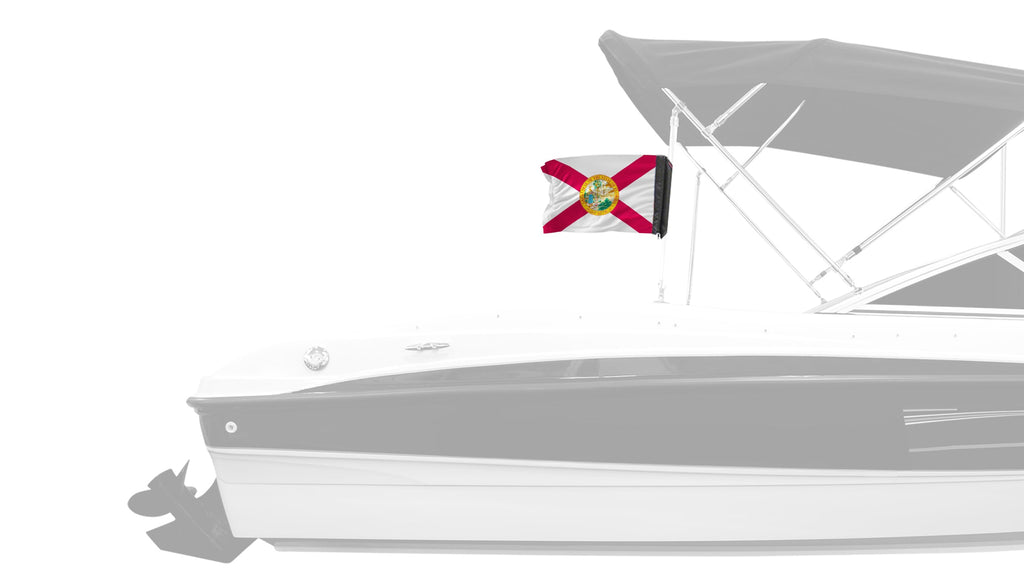 State Flag Florida 12"x18" Forever Wave Flag for Boats