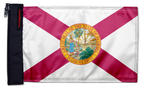 State Flag Florida 12"x18" Forever Wave Flag for Jeep Wrangler JKU 4-Door 2007-2018