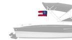 State Flag Georgia 12"x18" Forever Wave Flag for Boats