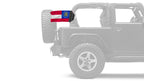 State Flag Georgia 12"x18" Forever Wave Flag for Jeep Wrangler JLU 4-Door 2018-Present