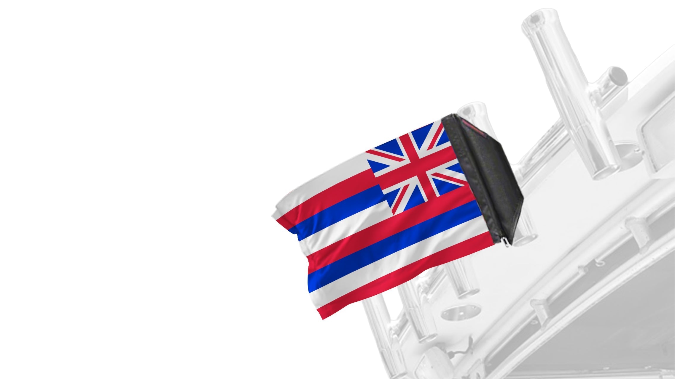 State Flag Hawaii 12"x18" Forever Wave Flag for Boats