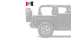 State Flag Iowa 12"x18" Forever Wave Flag for Jeep Wrangler JK 2-Door 2007-2018