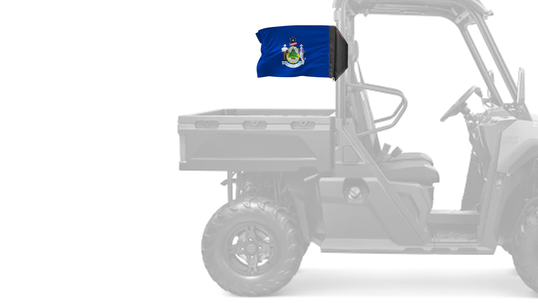 State Flag Maine 12"x18" Forever Wave Flag