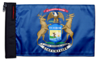 State Flag Michigan 12"x18" Forever Wave Flag