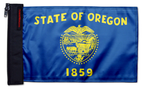 State Flag Oregon 12"x18" Forever Wave Flag for Jeep Wrangler LJ 2003-2006