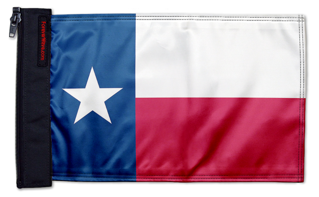 State Flag Texas 12"x18" Forever Wave Flag for Jeep Wrangler JL 2-Door 2018-Present