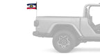 State Flag Utah 12"x18" Forever Wave Flag for Jeep Wrangler JL 2-Door 2018-Present