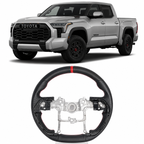Full Leather Sports Steering Wheel for Toyota Tundra 2022–2026, Sequoia & Tacoma 2024–2025 (Non-Heated)