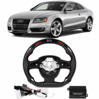 LED Carbon Fiber Steering Wheel for Audi A4 / A5 2008-2012