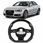 Carbon Fiber LED Steering Wheel for Audi A3 A4 A5 S3 S4 S5 RS4 RS5 RS6 RS7 RSQ3 SQ5 2012-2016