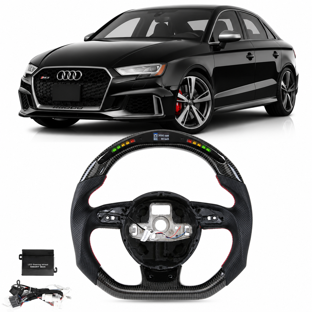 Carbon Fiber LED Steering Wheel for Audi S/RS 2012-2021