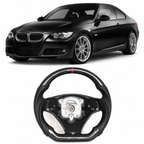Real Carbon Fiber Steering Wheel for BMW E90 E92 E93 M3, 328i, 335i & 135i 2009-2013