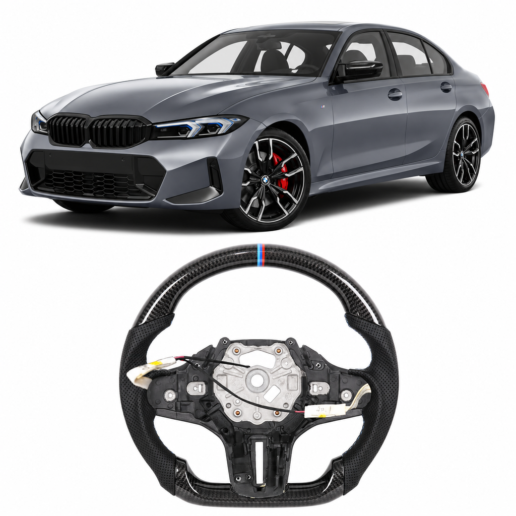 Heated Carbon Fiber Steering Wheel for BMW G20 G80 G82 M3 M4