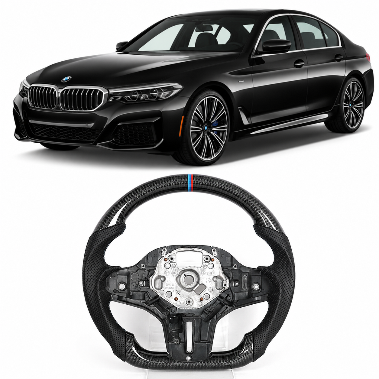 Carbon Fiber Steering Wheel for BMW G Series M Sport G30 G05 G11