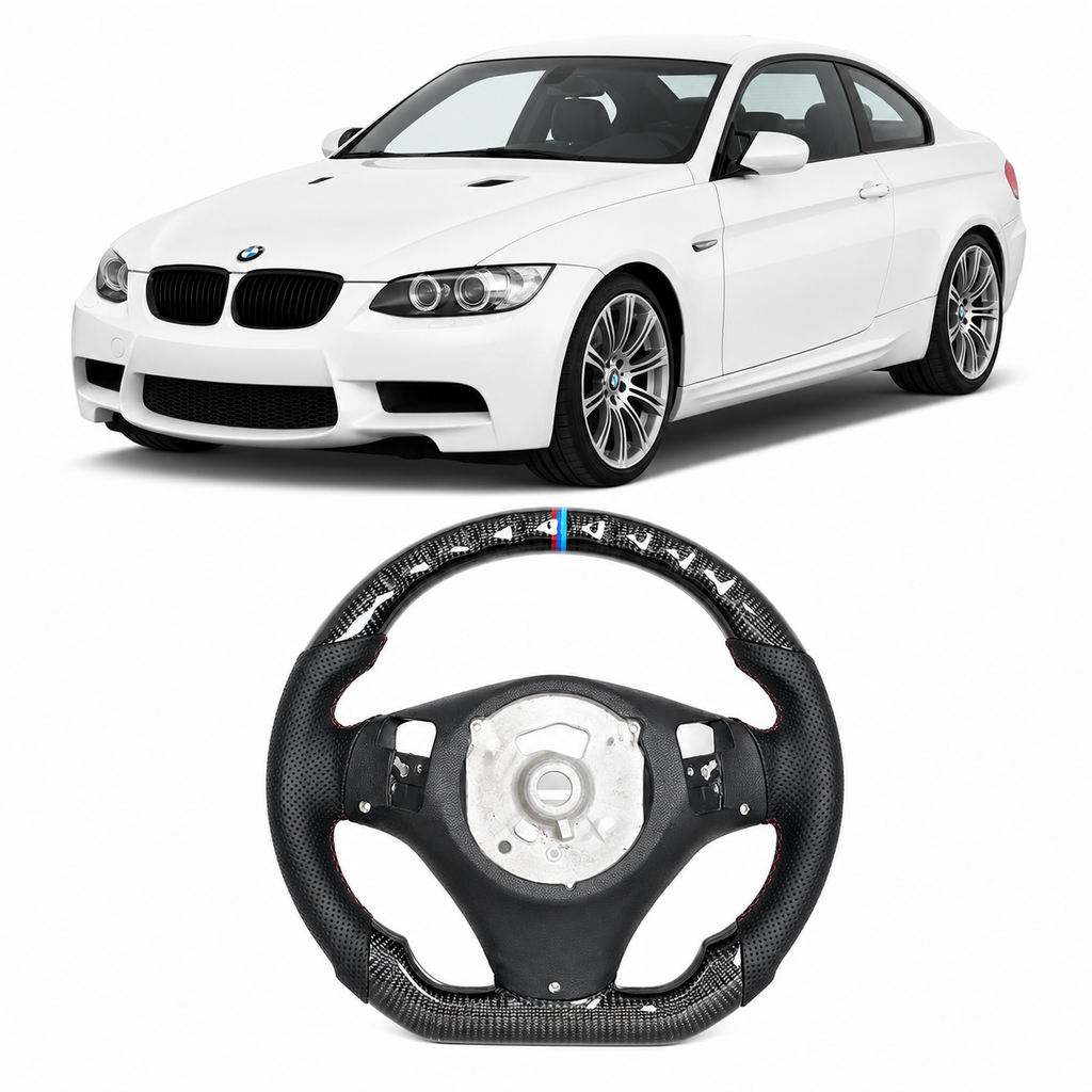 Real Carbon Fiber Steering Wheel for BMW E90 E92 E93 M3 328i 335i 135i 2007-2013