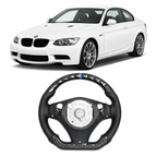 Real Carbon Fiber Steering Wheel for BMW E90 E92 E93 M3 328i 335i 135i 2007-2013