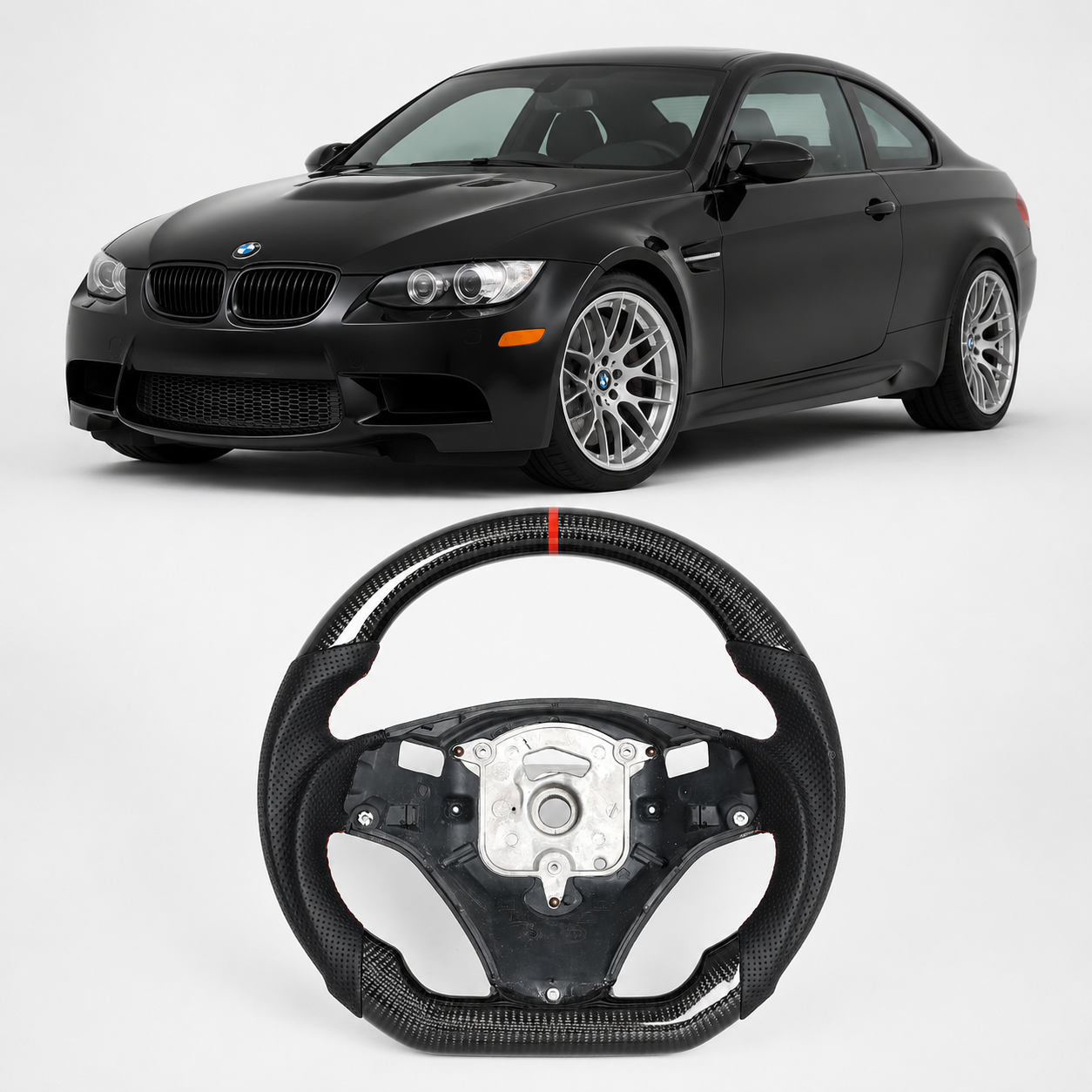 Carbon Fiber Steering Wheel for BMW E90 E91 E92 E93 SSG