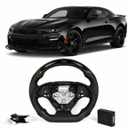 Smart LED Carbon Fiber Steering Wheel for Chevy Camaro SS 2016-2024