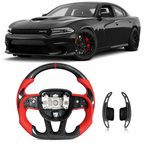 Carbon Fiber Steering Wheel for Dodge Challenger/Charger 2015+