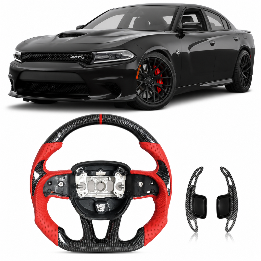 Carbon Fiber Steering Wheel for Dodge Charger/Challenger/Durango 2011-2014