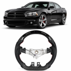 LED Carbon Fiber Steering Wheel for Dodge Charger 2011-2014