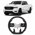 Real Carbon Fiber Steering Wheel for Dodge Ram 1500 2018-2024