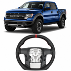 Premium Full Leather Steering Wheel for Ford F-150 & Raptor 2009-2014