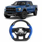 Heated Carbon Fiber Steering Wheel for Ford F150 Raptor SVT 2015-2020