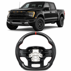 Carbon Fiber Steering Wheel for Ford F-150 Raptor 2021-2023