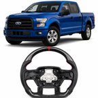 Carbon Fiber Steering Wheel for Ford F-150 XL/XLT 2015-2020 Manual No Heated