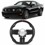 Hydro-Dip Carbon Fiber Steering Wheel for Ford Mustang V6, GT & Shelby GT500 2010-2014