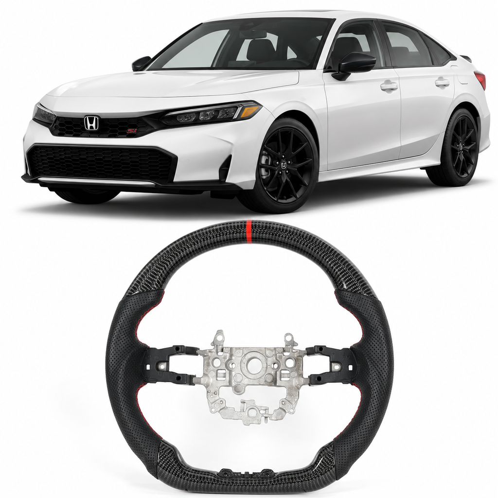 Carbon Fiber Steering Wheel for Honda Civic 2022-2025