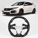 Hydro-Dip Carbon Fiber Steering Wheel for Honda Civic Type R FK8 2016-2021