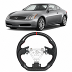 Glossy Carbon Fiber Steering Wheel for Infiniti G35 2004-2007