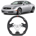 Real Carbon Fiber Steering Wheel for Infiniti G35 Coupe 2003-2007