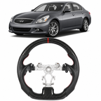Hydro-Dip Carbon Fiber Steering Wheel for Infiniti G25, G35 & G37 Sedan 2007-2013