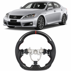 Hydro-Dip Carbon Fiber Steering Wheel for Lexus IS250, IS300, IS350 & IS F 2006-2012