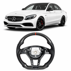 Carbon Fiber Steering Wheel for Mercedes AMG A C E Class