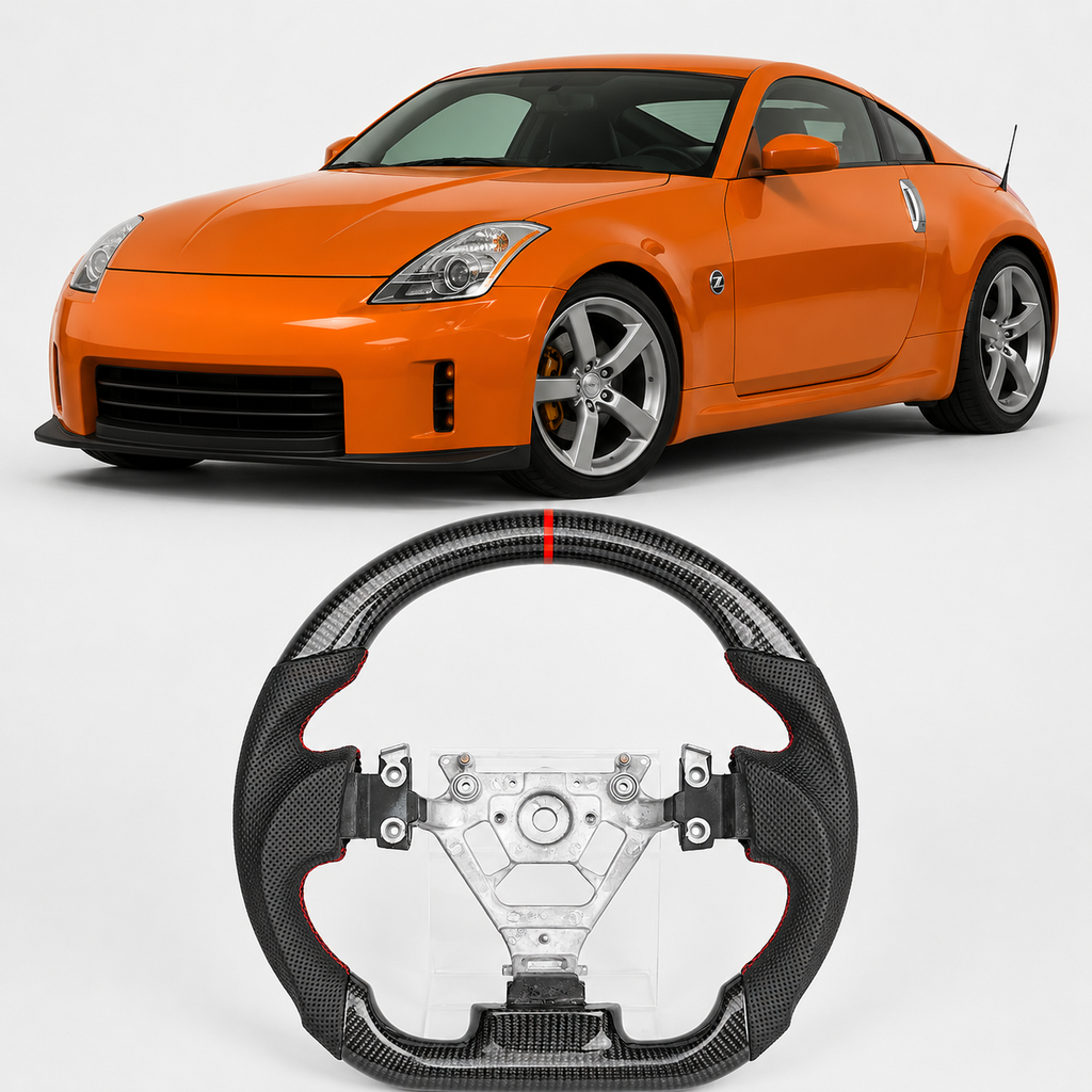 Carbon Fiber Steering Wheel for Nissan 350Z & Infiniti FX35 FX45